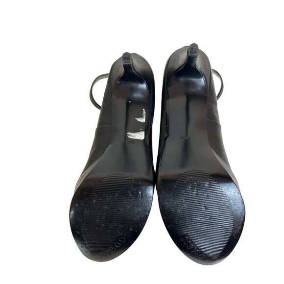 Guess Women's Black Ankle Strap Platform Pump Heels 6 - Picture 8 of 9